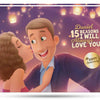 best gift for boyfriend or husband to celebrate anniversary - customized love book for couples