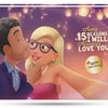 best gift for girlfriend or wife to celebrate anniversary - personalized lovebook for couples
