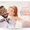 be the wedding's best gift-giver with this personalized lovebook to celebrate newylweds' marriage