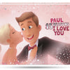 Cute christmas, birthday, valentine's mother's day gift for girlfriend or wife - a premium personalized lovebook