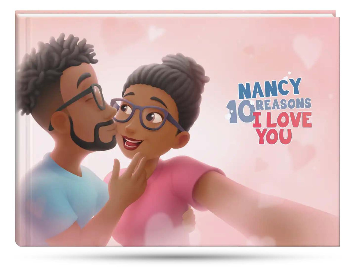 Cute christmas, birthday, valentine's or mother's day gift for girlfriend or wife - a custom love book