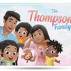 The best family present - a customized adventure book for mommy, daddy, and three children. 