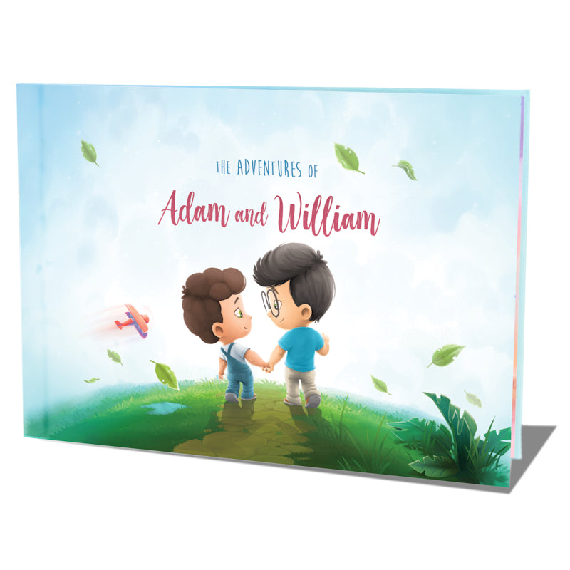 Fun birthday, Christmas, or Back to School gift for siblings - a personalized book for brothers and sisters