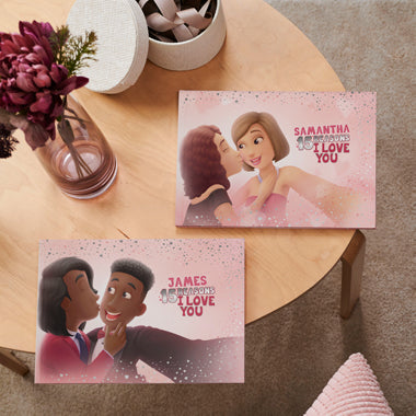 Our personalized book for couples "10 reasons why I love you" also exists in Premium edition.