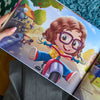 Every page of this personalized daddy and me book captures joyful childhood moments, like first bike rides to big smiles and is a great father's day gift.