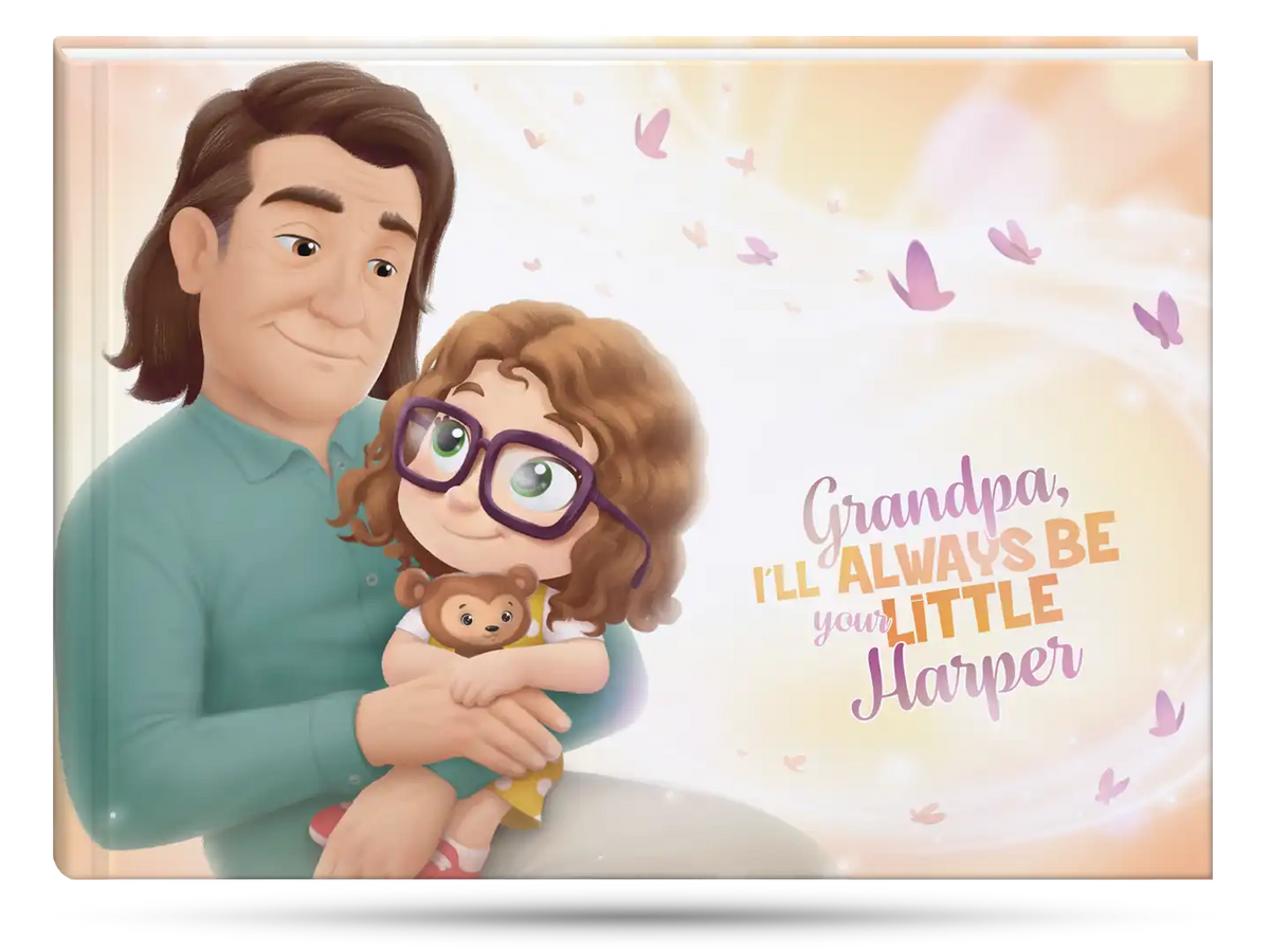 A personalized book for grandpa from Hooray Heroes.