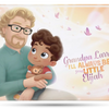 A personalized book for grandpa from Hooray Heroes.