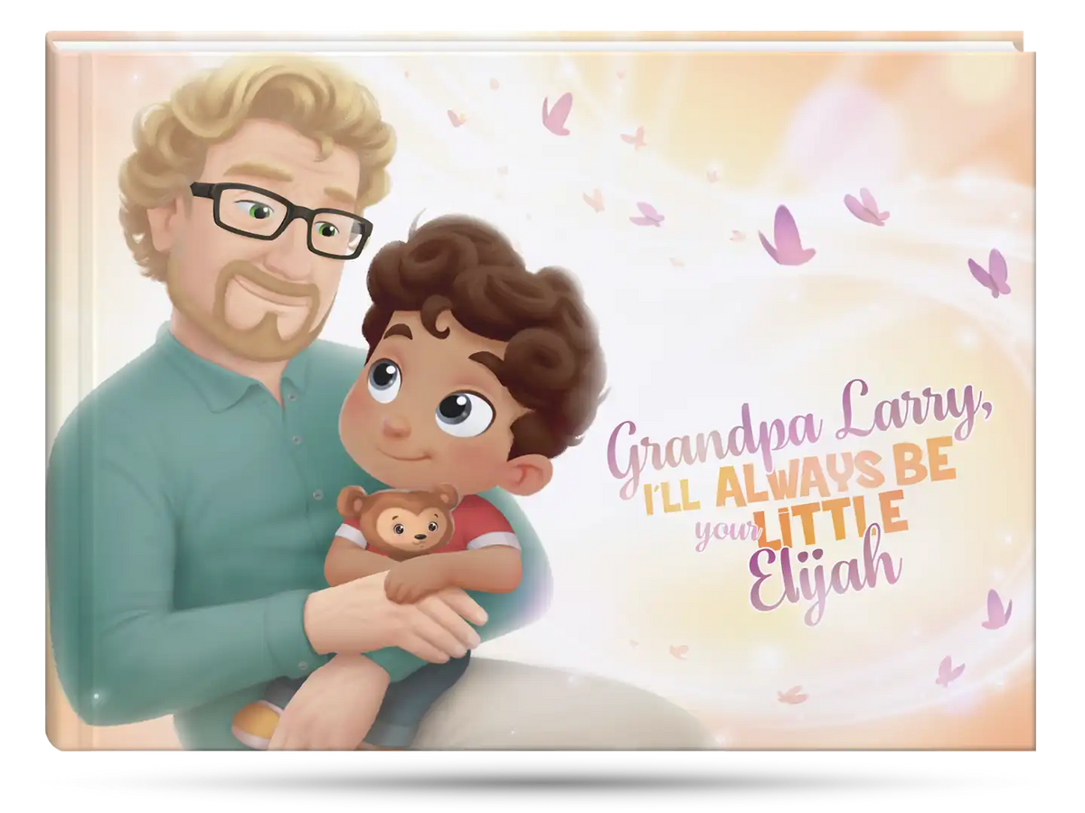 A personalized book for grandpa from Hooray Heroes.