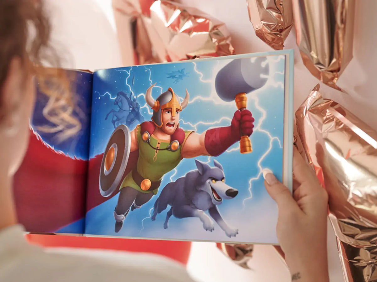 A beautiful illustration from a personalized book for friends.