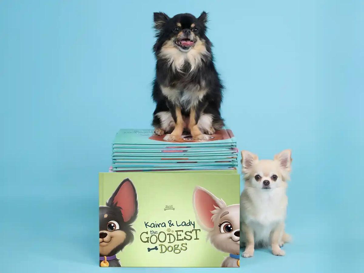 Custom storybook for two dogs is a great gift for Christmas for any dog lovers.