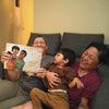 Unique, DIY Father's Day present for Grandpa, a personalized storybook for grandad and grandchild.