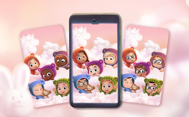 Free Personalized Mobile Wallpaper For Five Kids