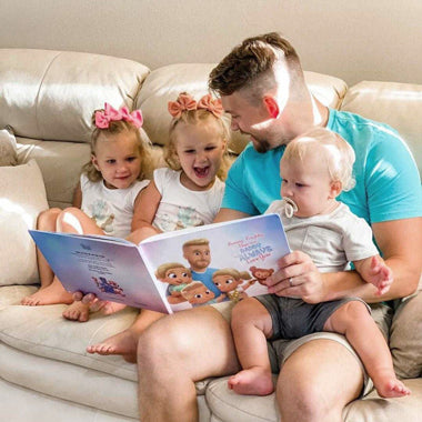Emotional gift for daddy, a personalized book for any occasion. 