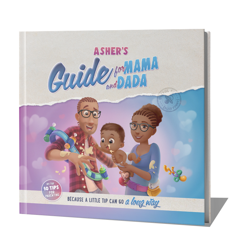 Perfect Christmas, birthday, Mother or Father's Day present - this hilarious personalized book for new moms and dads.
