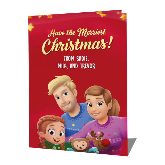 Christmas Greeting Family Card