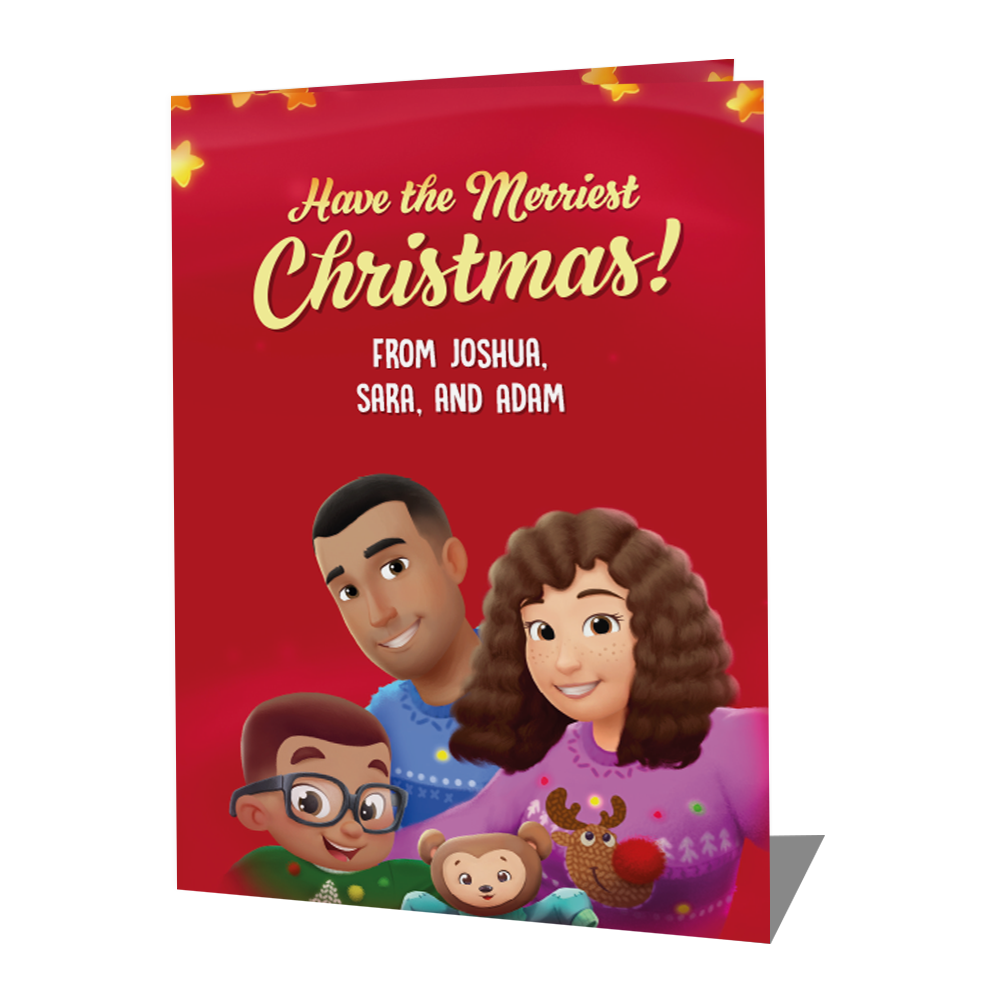 Christmas Greeting Family Card
